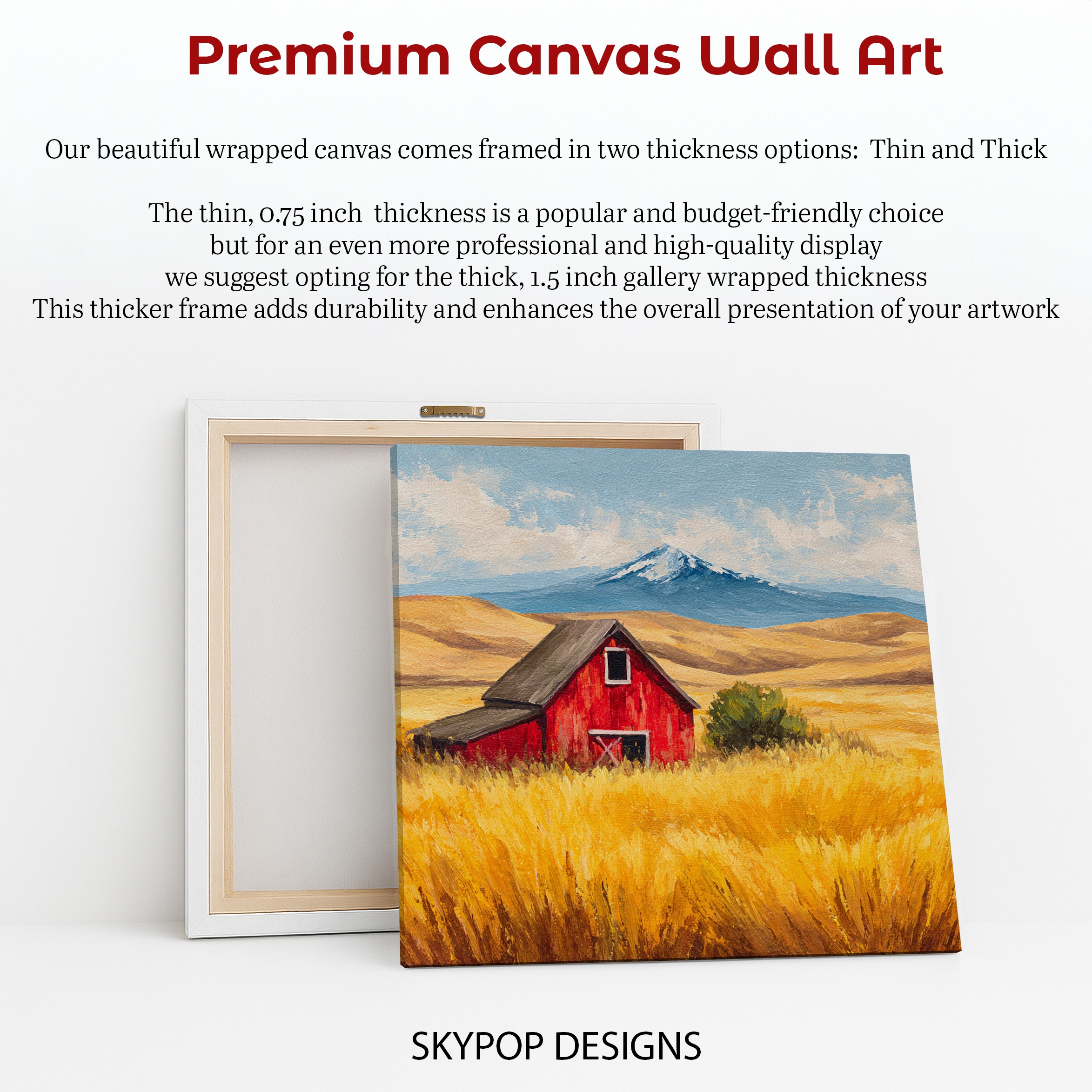 6.jpg Mountain Barn Landscape Art