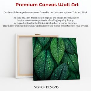 Dewy Leaf Art