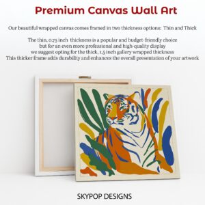 Colorful Tiger Art