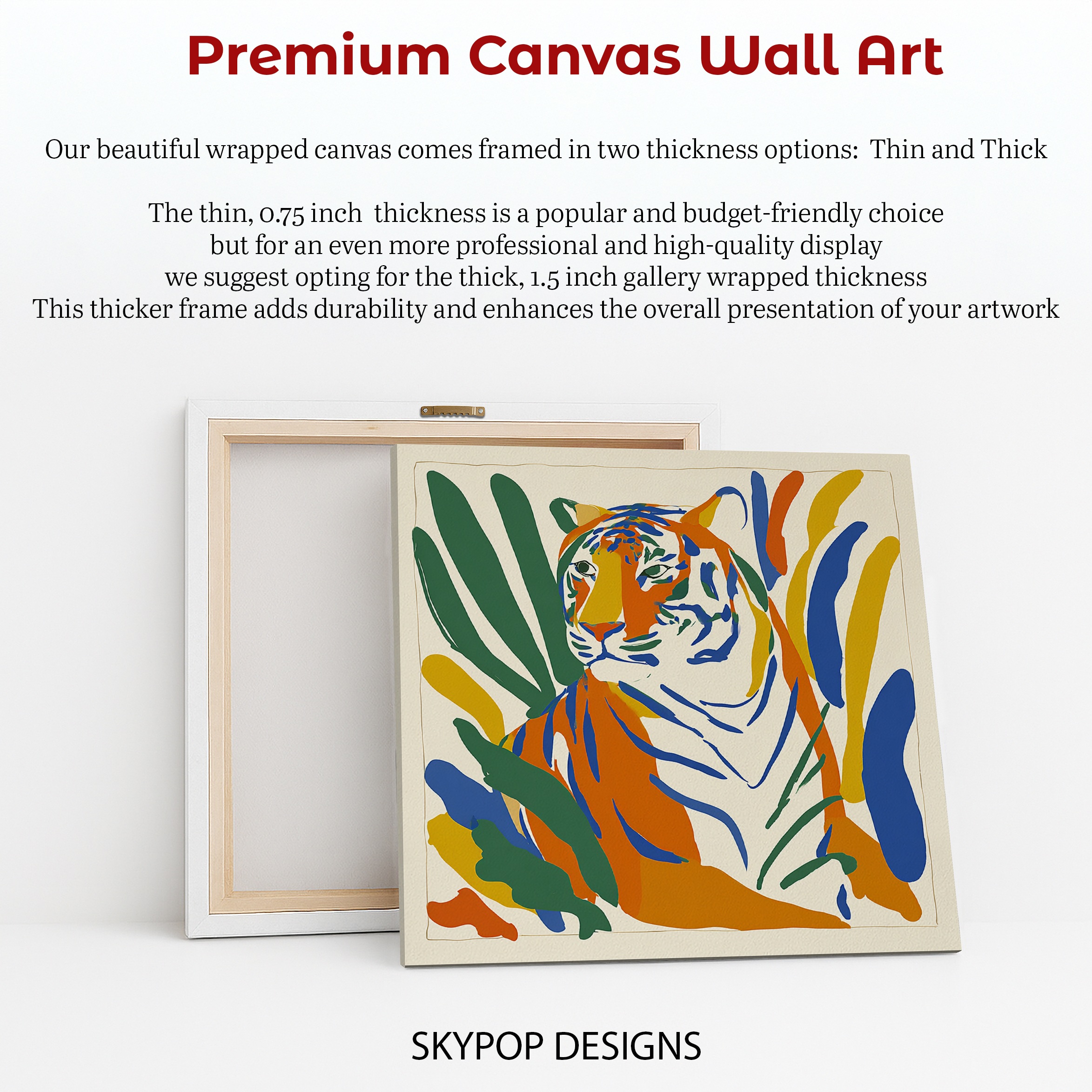 6.jpg Colorful Tiger Art