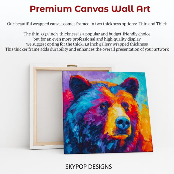 Colorful Bear Art