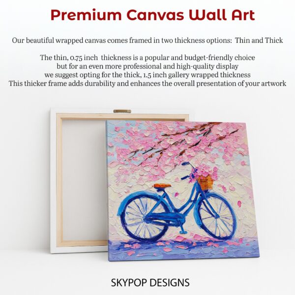 Cherry Blossom Bicycle Art