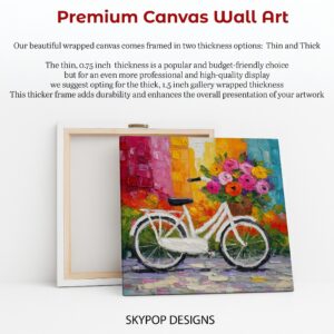 Bicycle Flower Basket Art