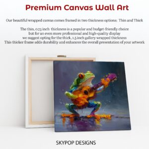 Frog Guitar Art