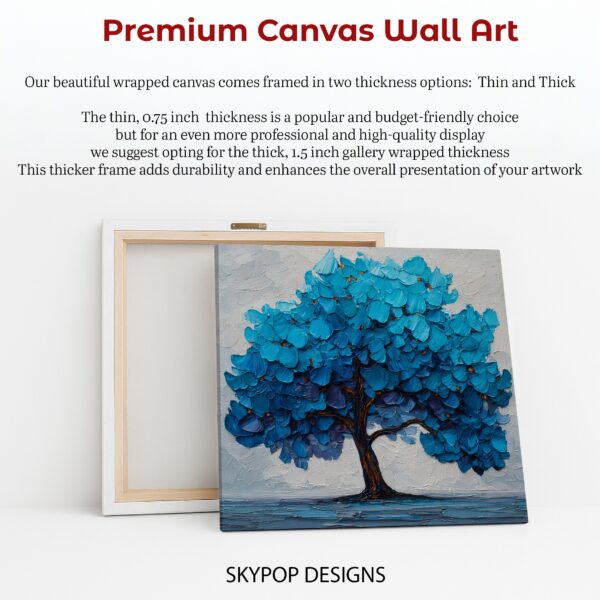 Blue Tree Art