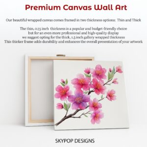 Cherry Blossom Branch Art