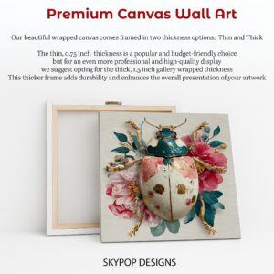 Floral Beetle Art