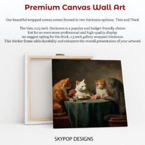 Cats Playing Poker Art