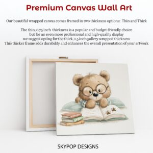 Bear Reading Art