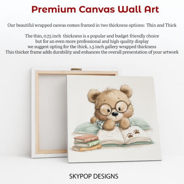 Bear Reading Art