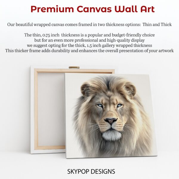 Lion Portrait Art