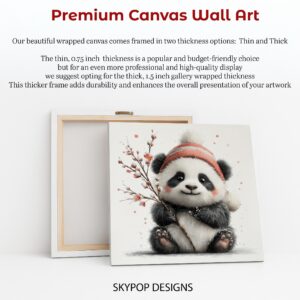 Panda Winter Hat Art