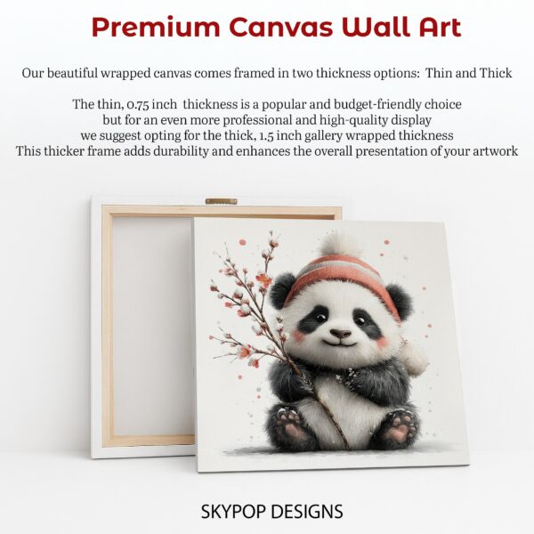 Panda Winter Hat Art
