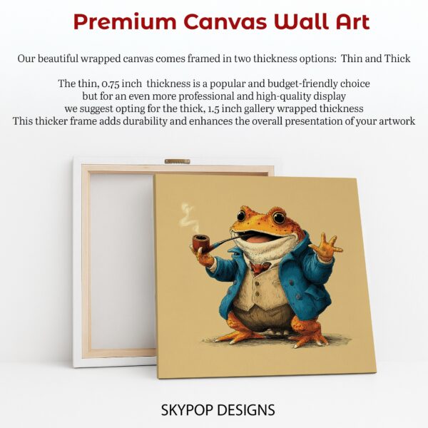Gentleman Frog Art