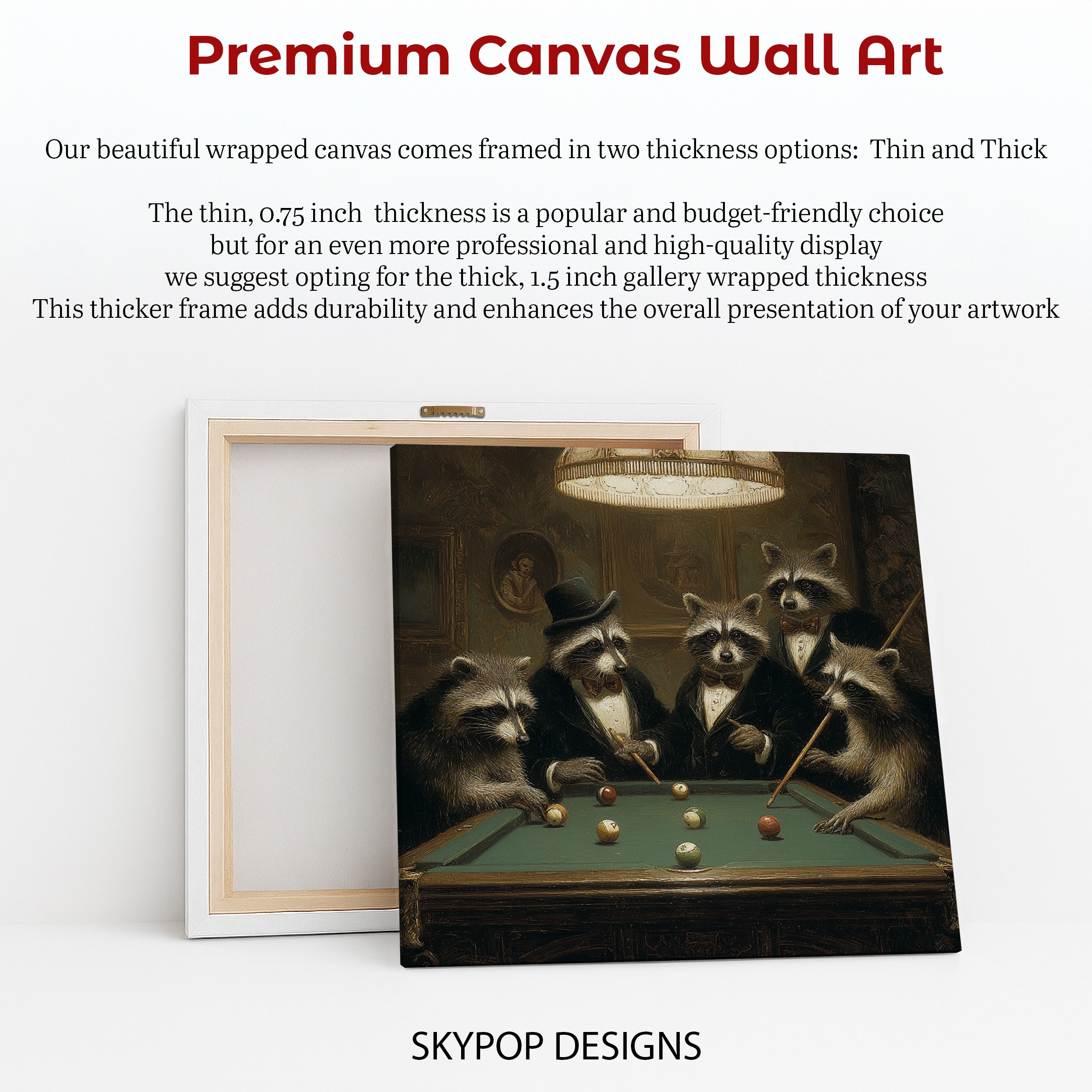 6.jpg Raccoon Billiards Art