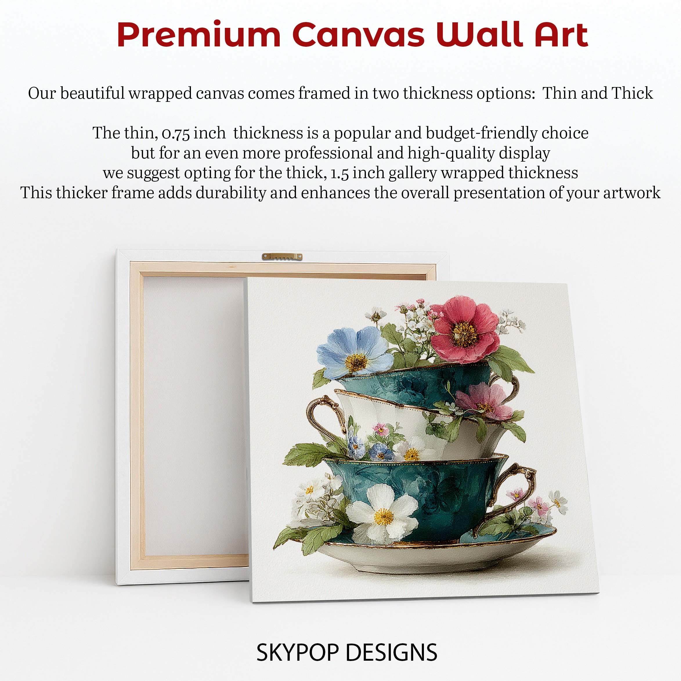 6.jpg Vintage Teacup Floral Art