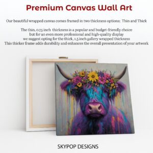 Highland Cow Art