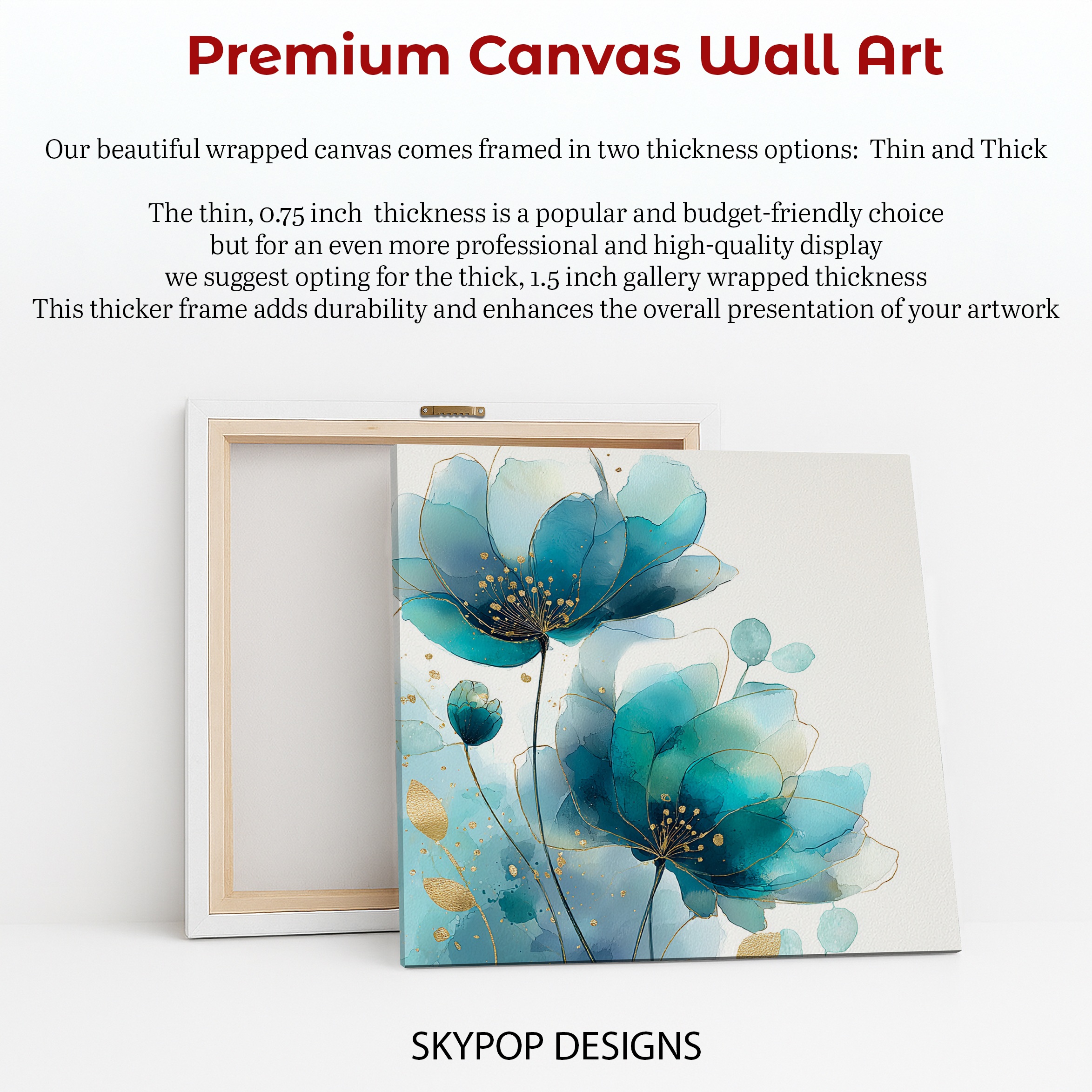6.jpg Teal Blossom Art