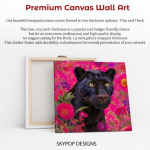 Floral Panther Art