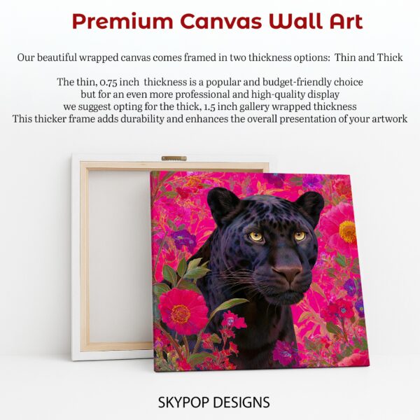 Floral Panther Art