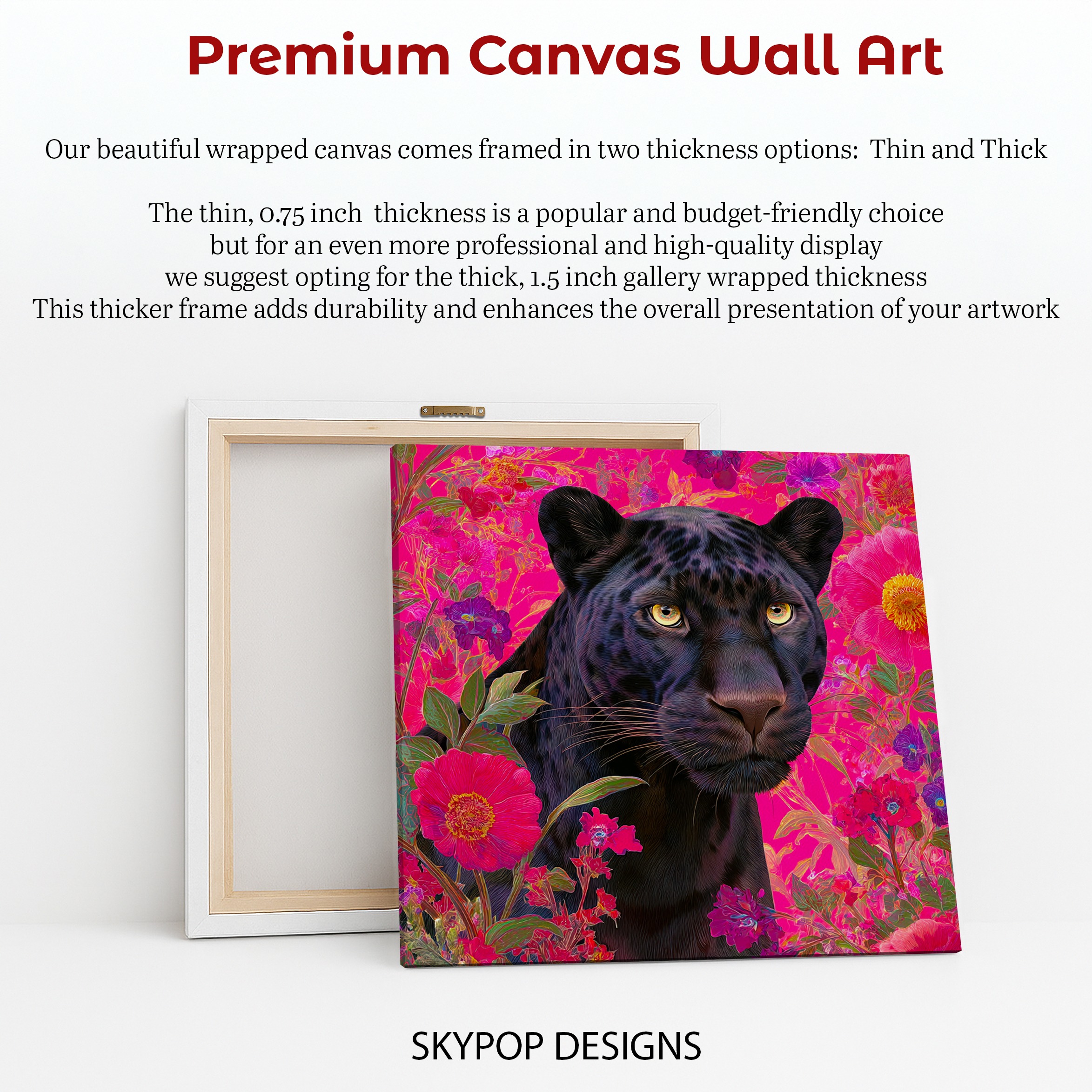 6.jpg Floral Panther Art