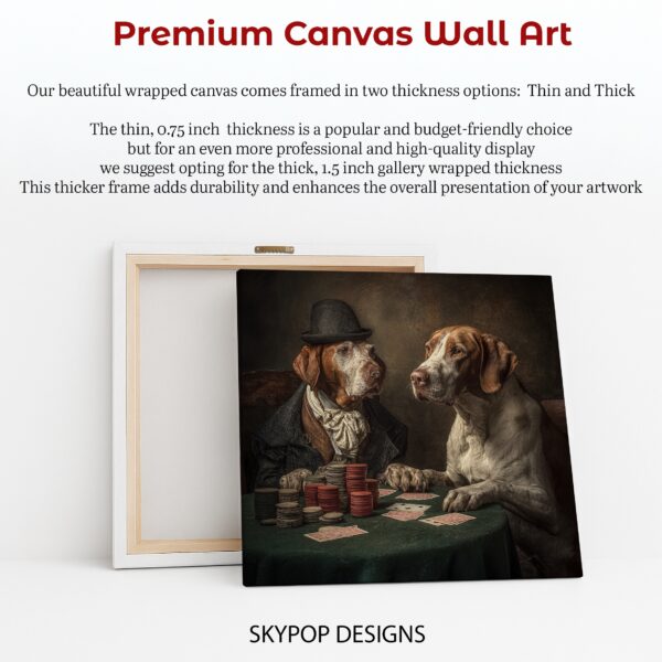 Dog Poker Game Art