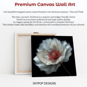 White Poppy Art