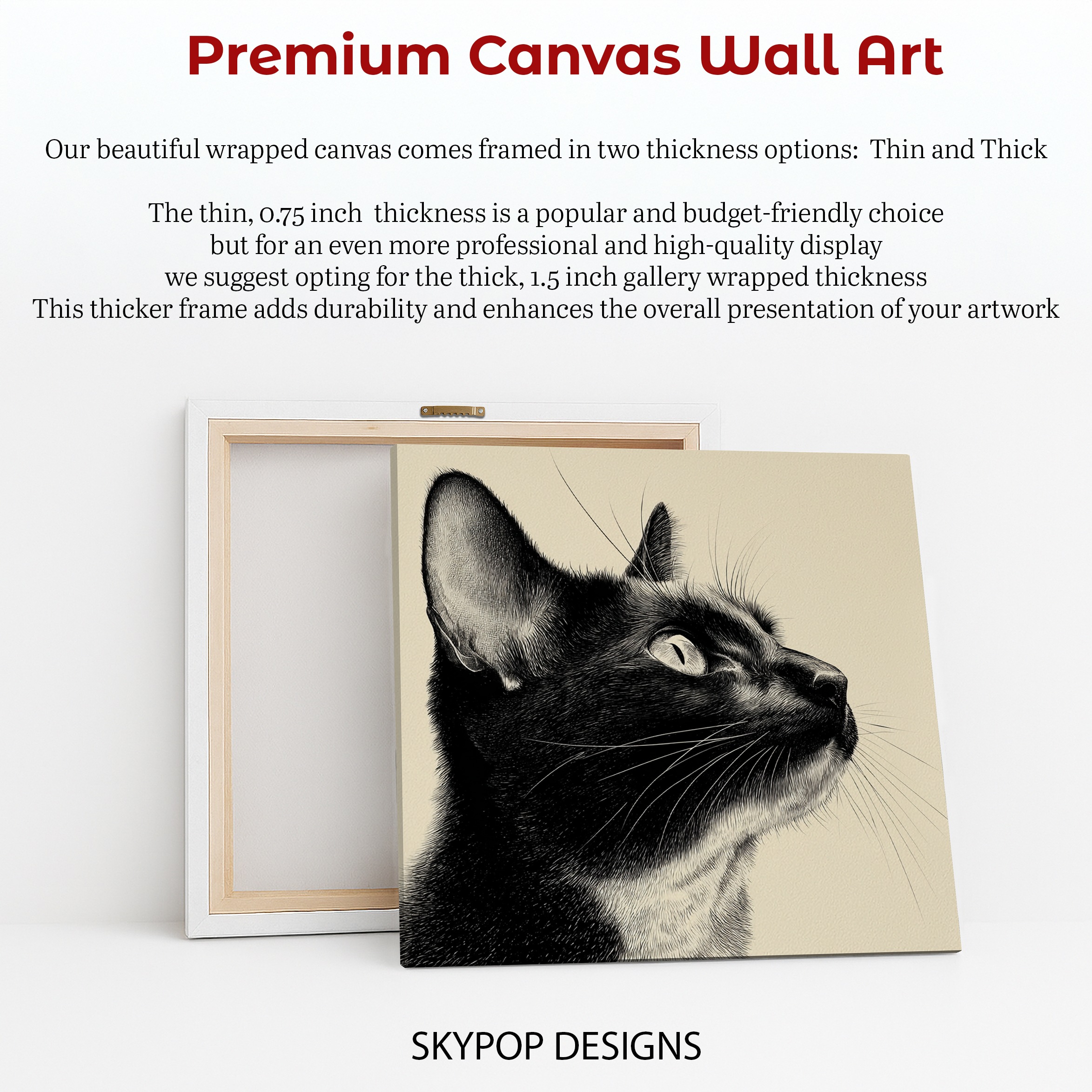 6.jpg Black Cat Portrait Art