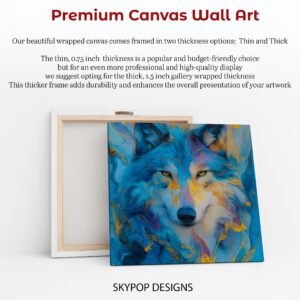 Blue Wolf Art