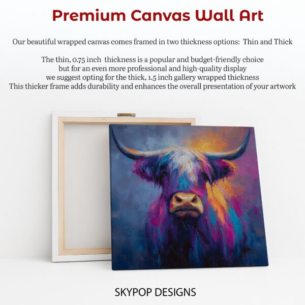 Highland Cow Art