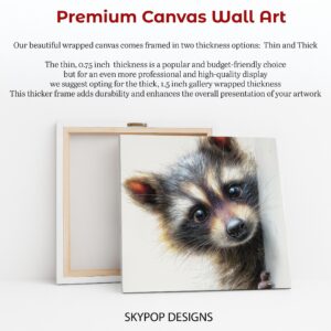 Curious Raccoon Art