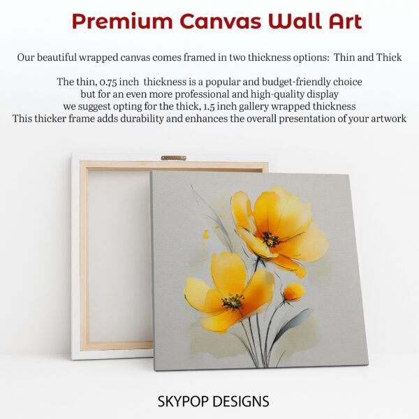 Yellow Poppy Art