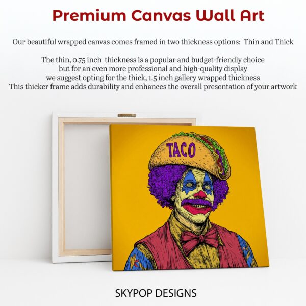 Taco Clown Art