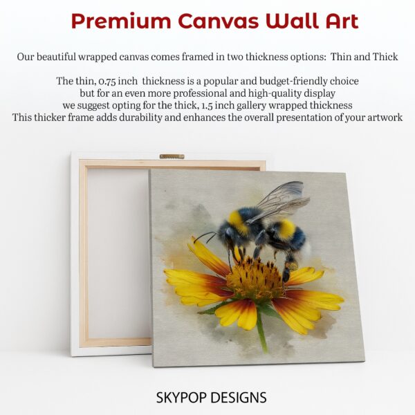 Bee Flower Art