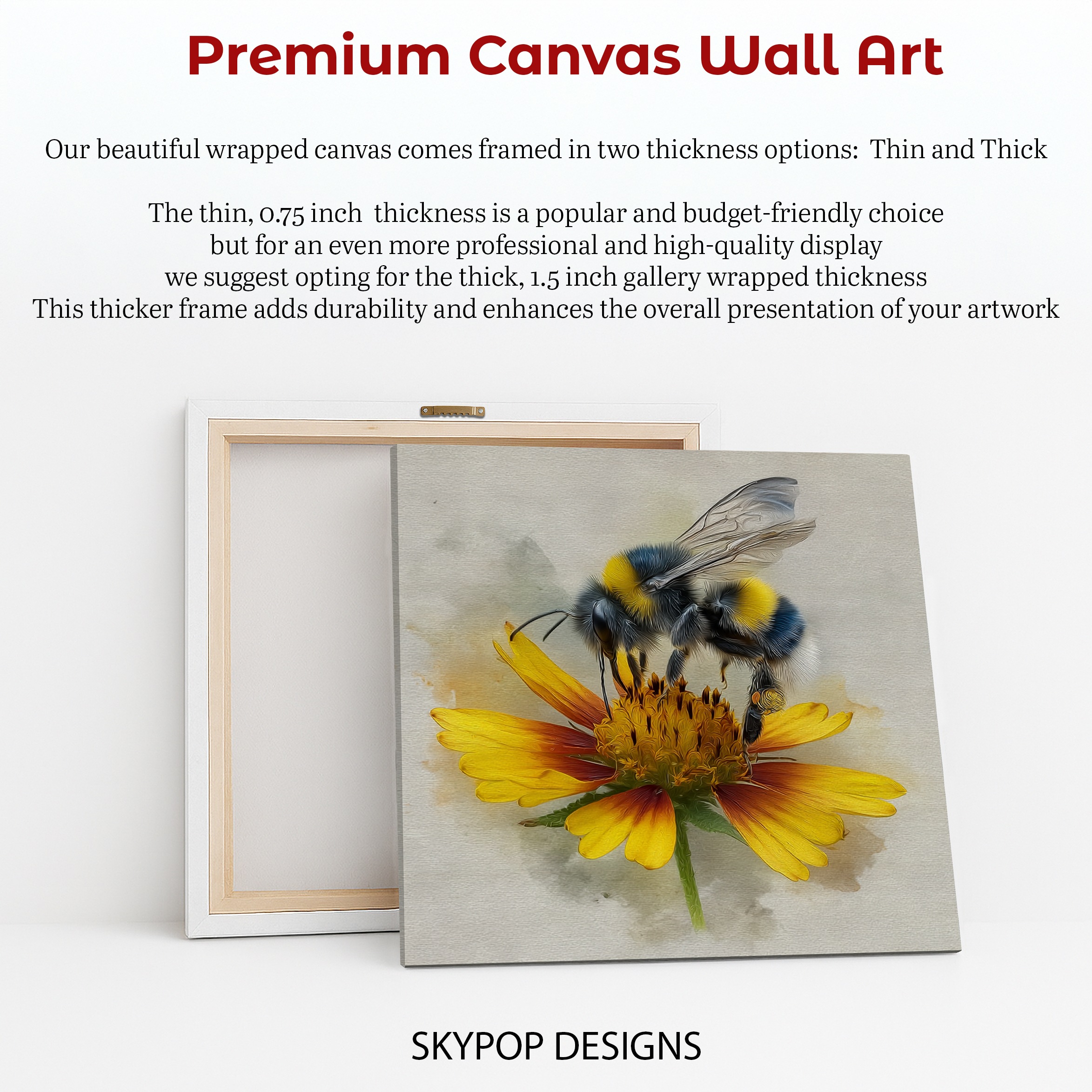 6.jpg Bee Flower Art