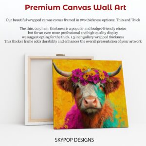 Highland Cow Art