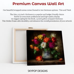 Vibrant Rose Bouquet Art