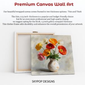 Vibrant Poppy Bouquet Art