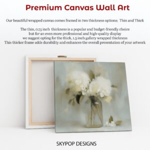 White Hydrangea Art