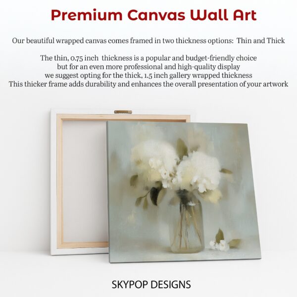 White Hydrangea Art