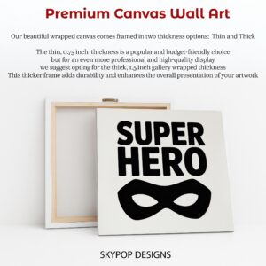 Superhero Mask Art