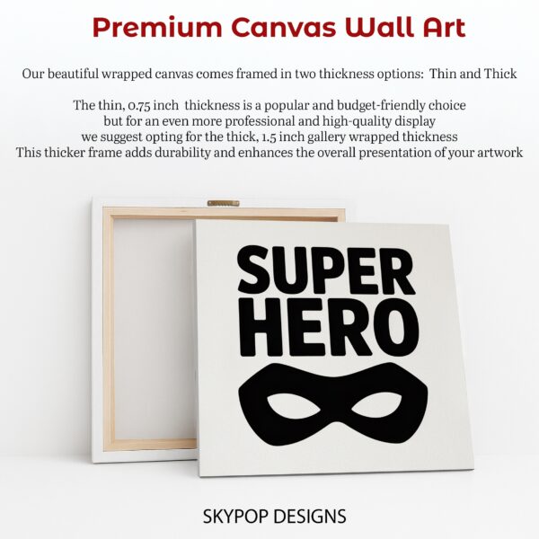 Superhero Mask Art