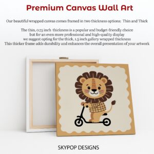 Lion Scooter Art