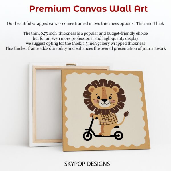 Lion Scooter Art