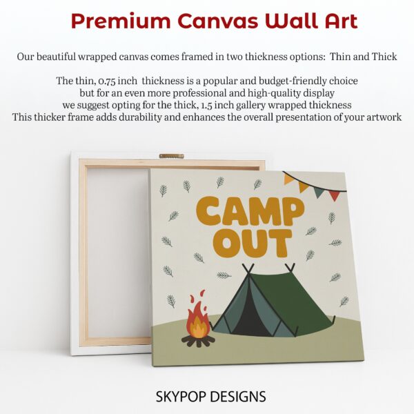 Camp Out Adventure Art
