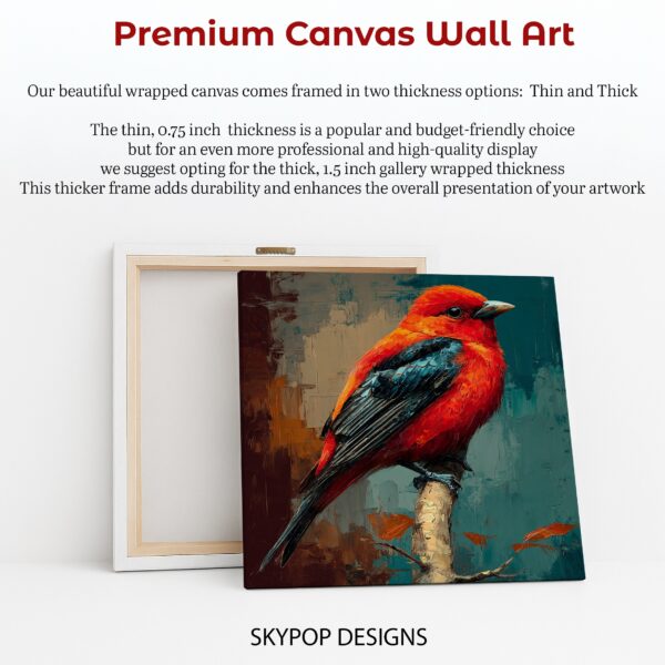 Scarlet Tanager Bird Art