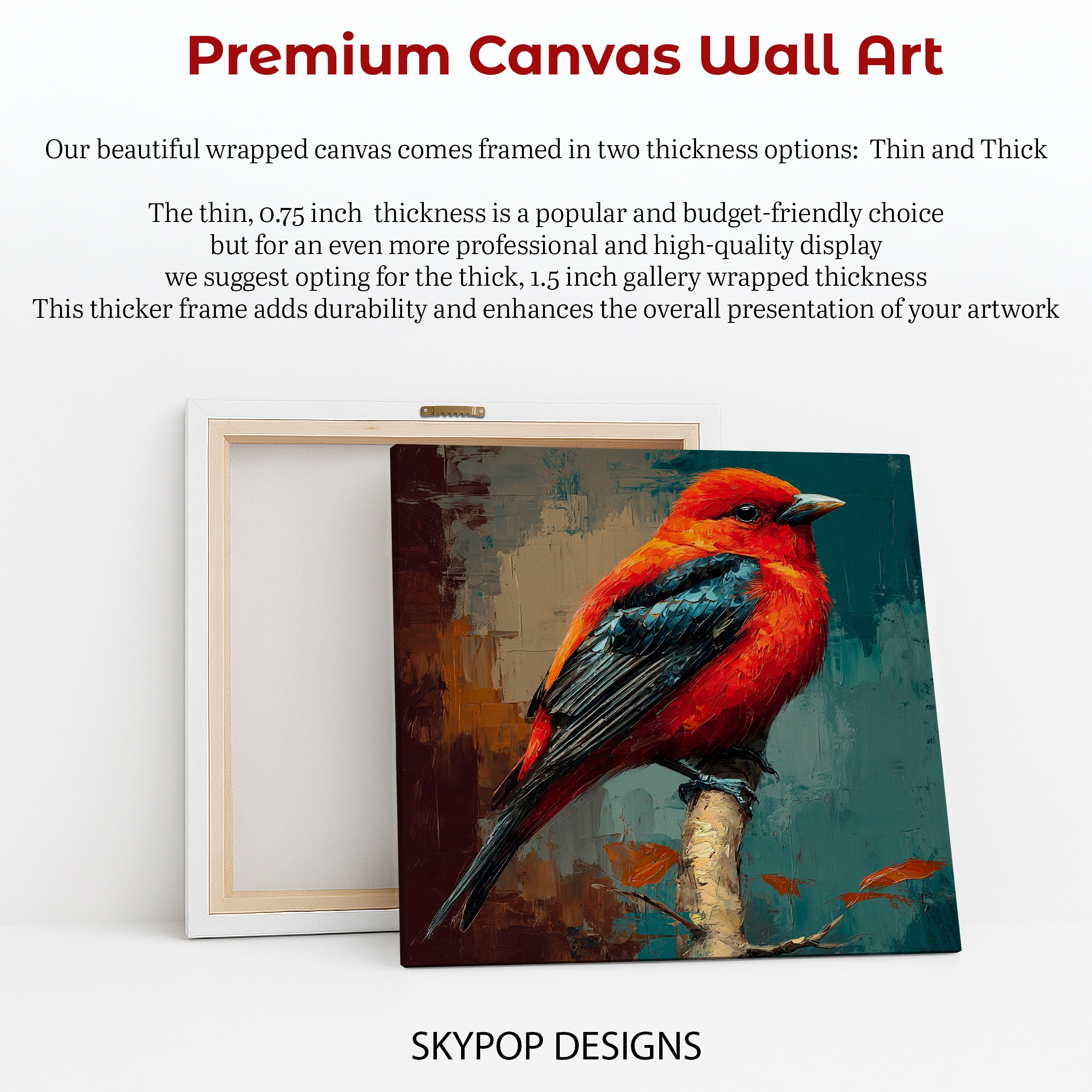 6.jpg Scarlet Tanager Bird Art