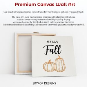 Hello Fall Pumpkin Art