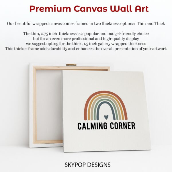 Rainbow Calming Corner Art