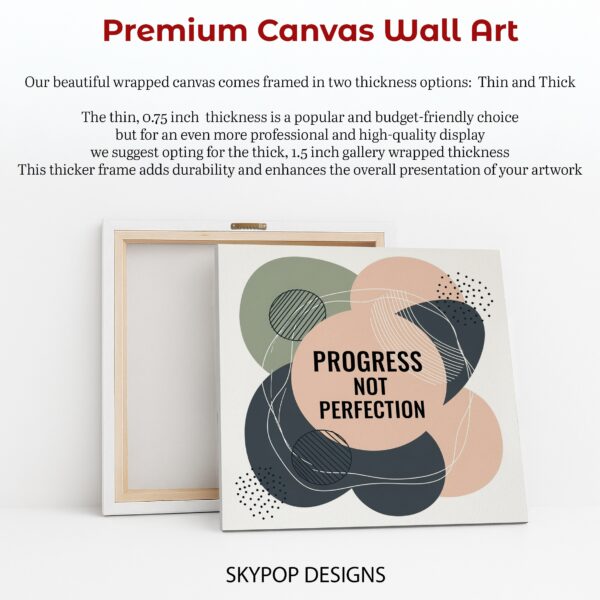 Progress Over Perfection Art